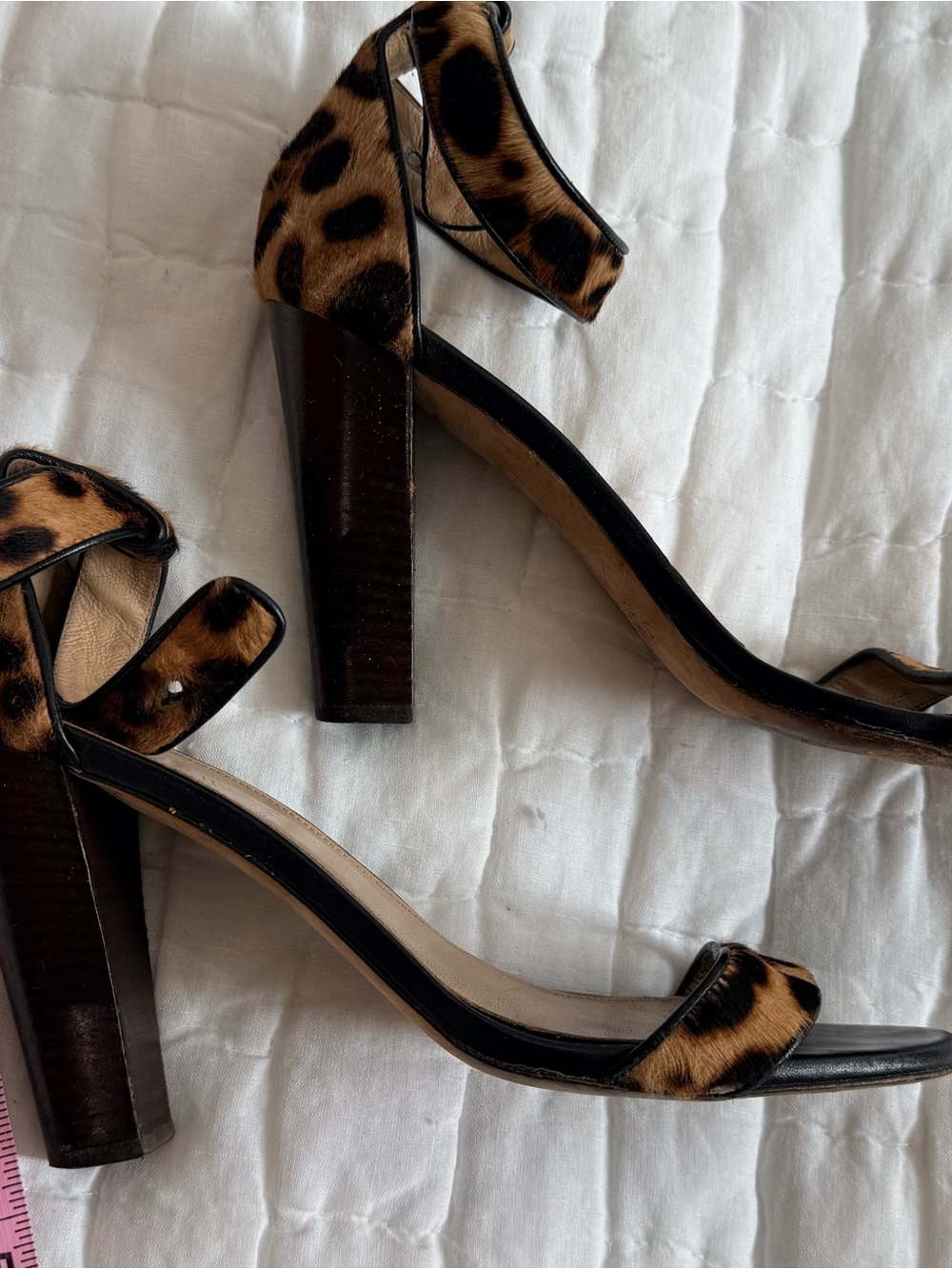 J Crew Lanie Calf-hair heels